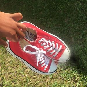 Red Chuck Taylor Converse